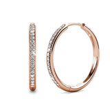 BOUCLES D'OREILLES PAVÉ | OR