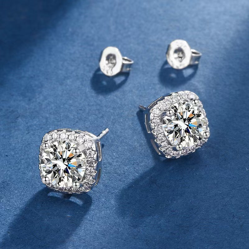 BOUCLES D'OREILLES | OR BLANC