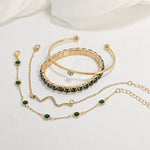 ENSEMBLE DE BRACELETS | OR