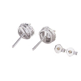 BOUCLES D'OREILLES | OR BLANC