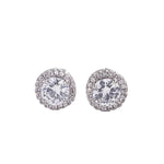 BOUCLES D'OREILLES | OR BLANC