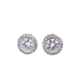 BOUCLES D'OREILLES | OR BLANC