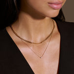 COLLIER CHAÎNE MAILLE | OR