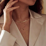COLLIER CHAÎNE MAILLE | OR