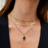 COLLIER SERPENT CHAÎNE | OR