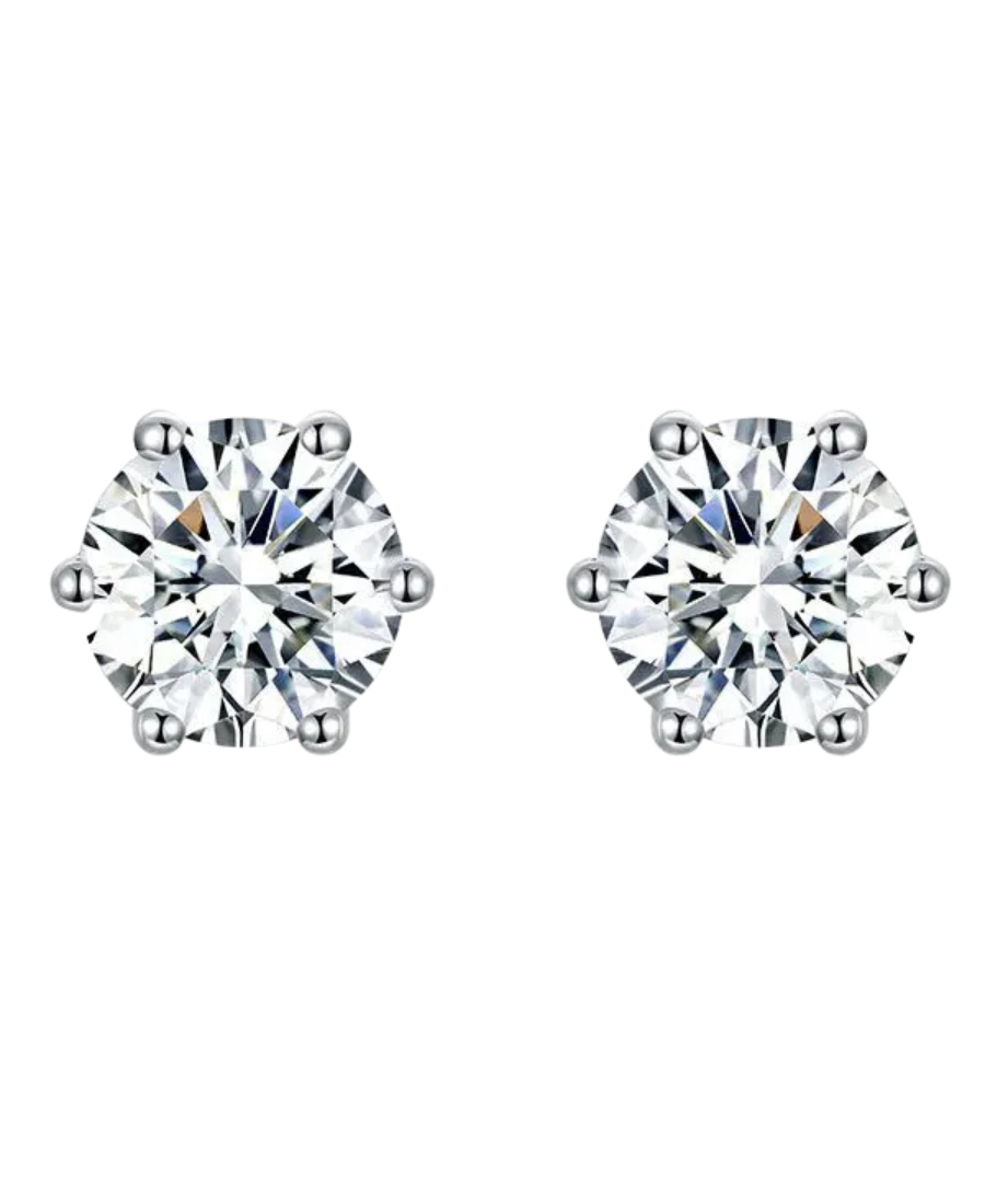 BOUCLES D'OREILLES | OR BLANC