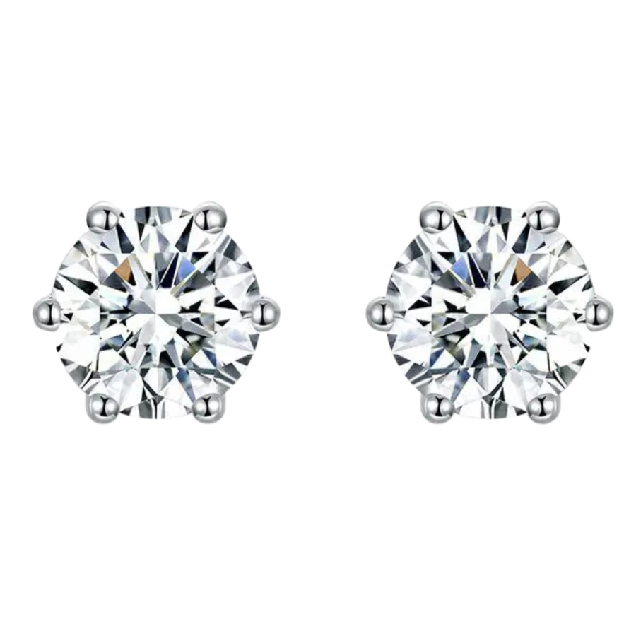 BOUCLES D'OREILLES | OR BLANC