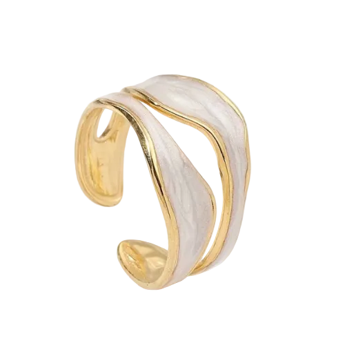 BAGUE RÊVE VINTAGE | OR BLANC