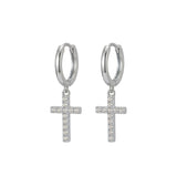 BOUCLES D'OREILLES | OR BLANC