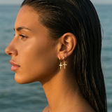 BOUCLES D'OREILLES | OR BLANC