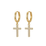 BOUCLES D'OREILLES | OR BLANC