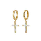 BOUCLES D'OREILLES | OR BLANC