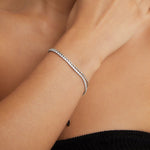 BRACELET CRISTAL | ARGENT
