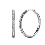 BOUCLES D'OREILLES PAVÉ | OR