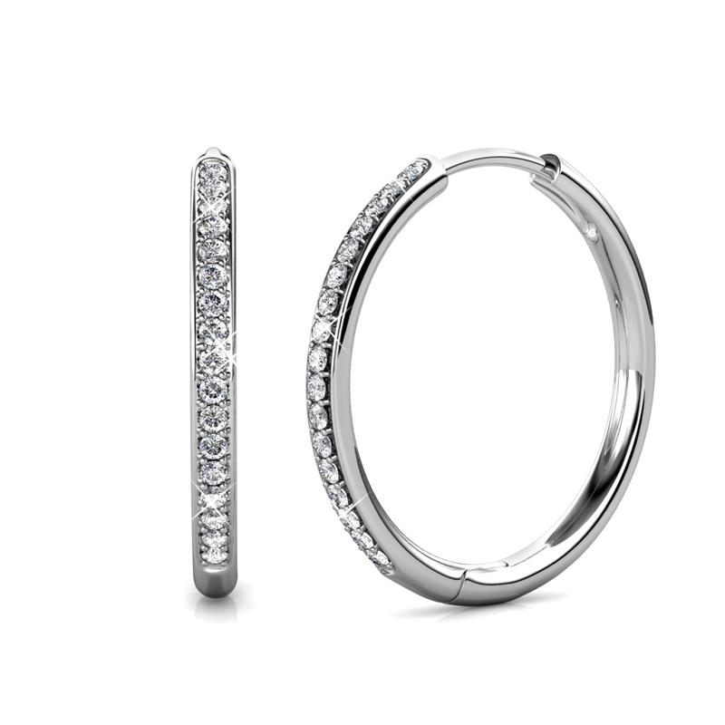 BOUCLES D'OREILLES PAVÉ | OR