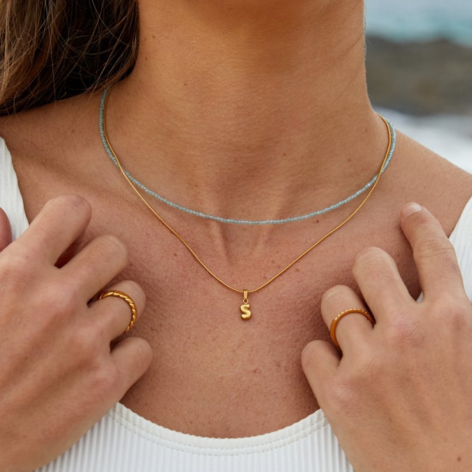 COLLIER CHIC BULLE LETTRE