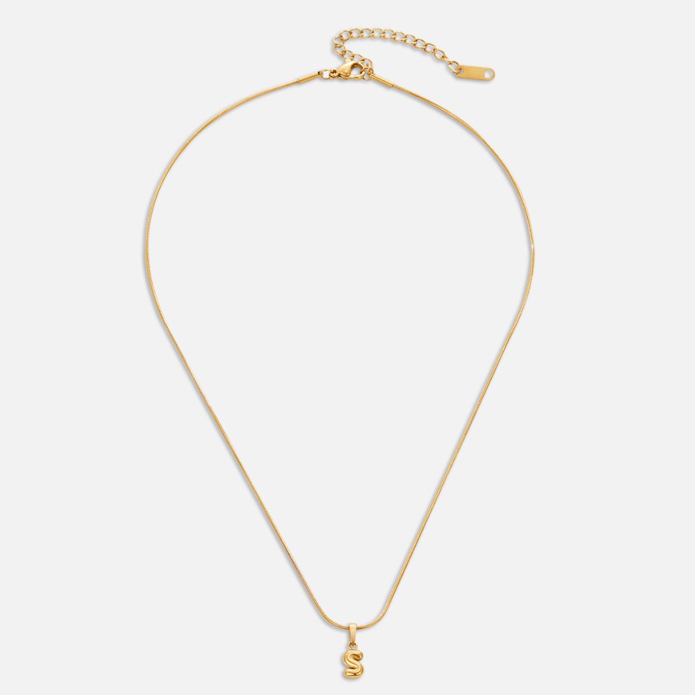 COLLIER CHIC BULLE LETTRE