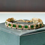 BRACELET ÉMERAUDE VERT | OR