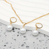 PARURE BIJOUX PERLE | DORADO