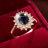 ANILLO ZAFIRO | ORO