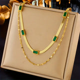 COLLIER DOUBLE COUCHE RÉTRO | OR