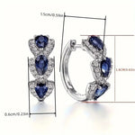 BOUCLES D'OREILLES ROYAL SAPHIR