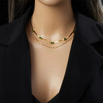 COLLIER DOUBLE COUCHE RÉTRO | OR