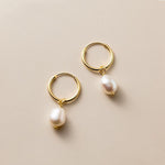 BOUCLES D'OREILLES EAU DOUCE PERLE
