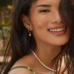 BOUCLES D'OREILLES EAU DOUCE PERLE