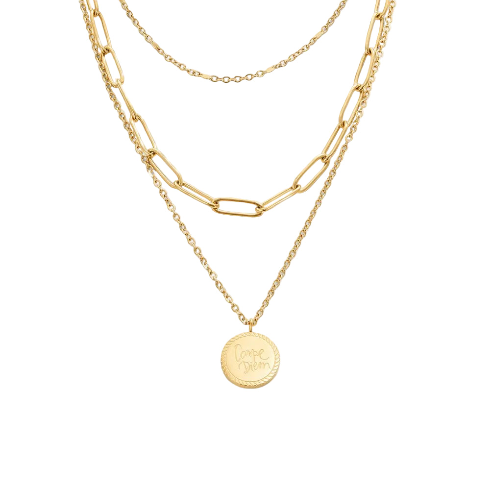 COLLIER MONEDA SUPERPOSÉ