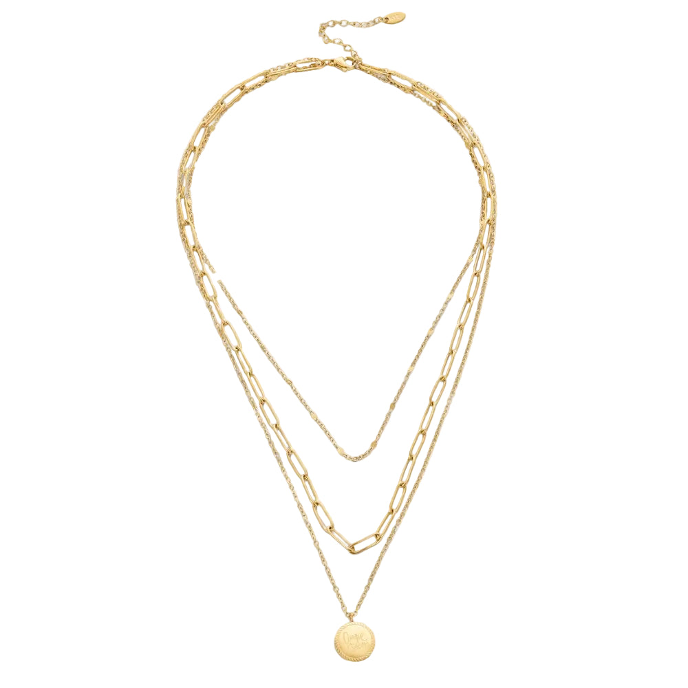 COLLIER MONEDA SUPERPOSÉ