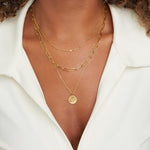 COLLIER MONEDA SUPERPOSÉ
