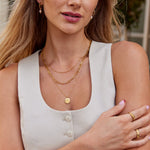 COLLIER MONEDA SUPERPOSÉ