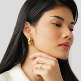BOUCLES D'OREILLES LARME | OR