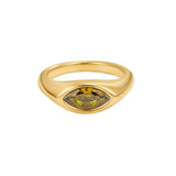 BAGUE VERT CRISTAL