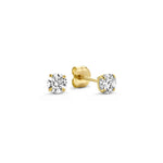 BOUCLES D'OREILLES ENSEMBLE PIERRE | OR