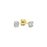 BOUCLES D'OREILLES ENSEMBLE PIERRE | OR