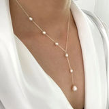 PENDENTIF COLLIER RUBIS VINTAGE PERLES
