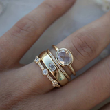 CONJUNTO DE ANILLOS VINTAGE | ORO