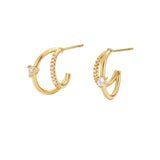 BOUCLES D'OREILLES CRISTAL