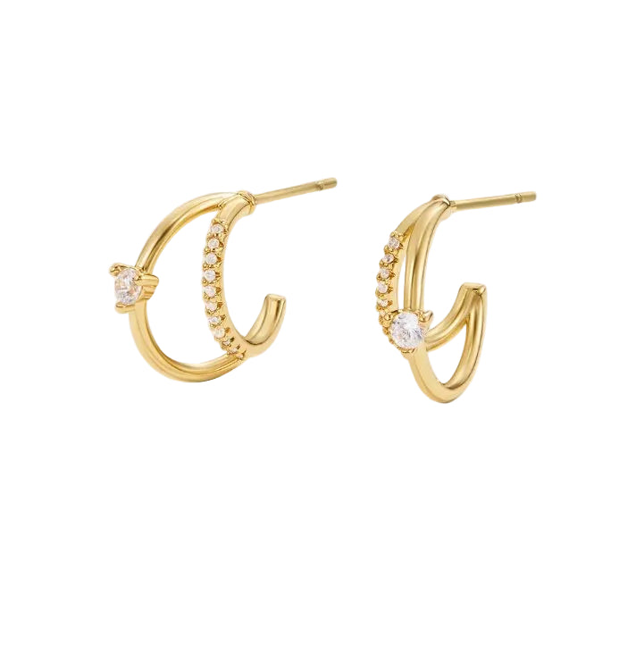 BOUCLES D'OREILLES CRISTAL