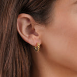 BOUCLES D'OREILLES TORSADÉ | OR
