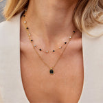 COLLIER MINUIT PIERRE