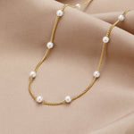 COLLIER PERLES PUR | OR