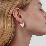 BOUCLES D'OREILLES PUR CŒUR