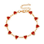 Ophelyra Garnetelle Bracelet Gold