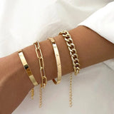 ENSEMBLE DE BRACELETS | OR