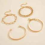 ENSEMBLE DE BRACELETS | OR