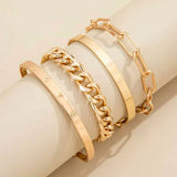 ENSEMBLE DE BRACELETS | OR