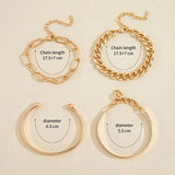 ENSEMBLE DE BRACELETS | OR